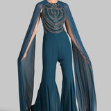 BIJOUX CAPE JUMPSUIT