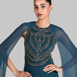 BIJOUX CAPE JUMPSUIT
