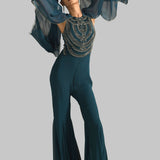 BIJOUX CAPE JUMPSUIT