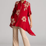 SPRING STAR ASYMMETRIC TUNIC