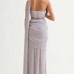Everly Halter Blouse With Draped Saree Namrata Joshipura Online