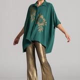 GALAXY FLOWER HANDKERCHIEF TUNIC