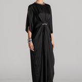 JEWEL CLUSTER FRONT GATHERED DRESS