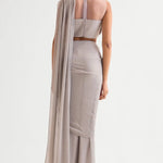 Everly Corset Blouse with Draped Saree Namrata Joshipura Online