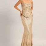 AMARA INTRICATED CORSET WITH DRAPE SKIRT Namrata Joshipura Online