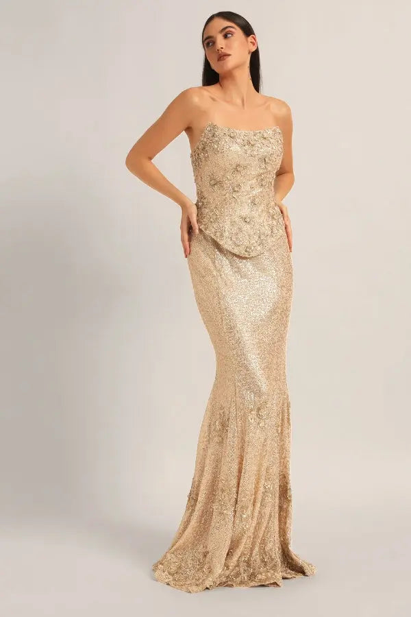 AMARA INTRICATED CORSET WITH DRAPE SKIRT Namrata Joshipura Online