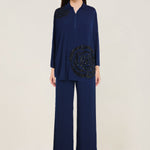 Rosette Zipper Backtie Coord Set Namrata Joshipura Online