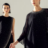 PEARL SHOWER FRILL TUNIC