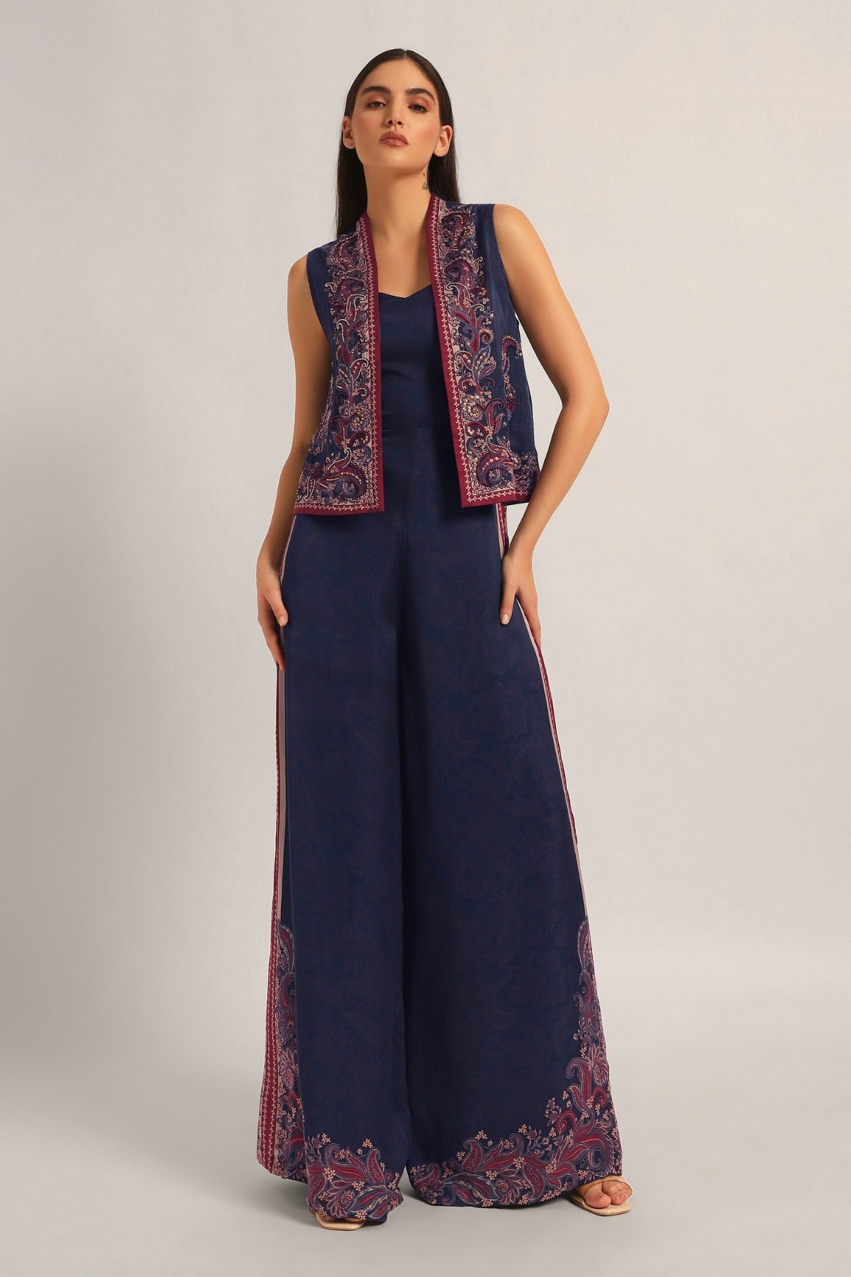 PAISEY PRINTED JUMPSUIT Namrata Joshipura Online