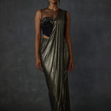 Lattice Corset Foil Saree Namrata Joshipura Online