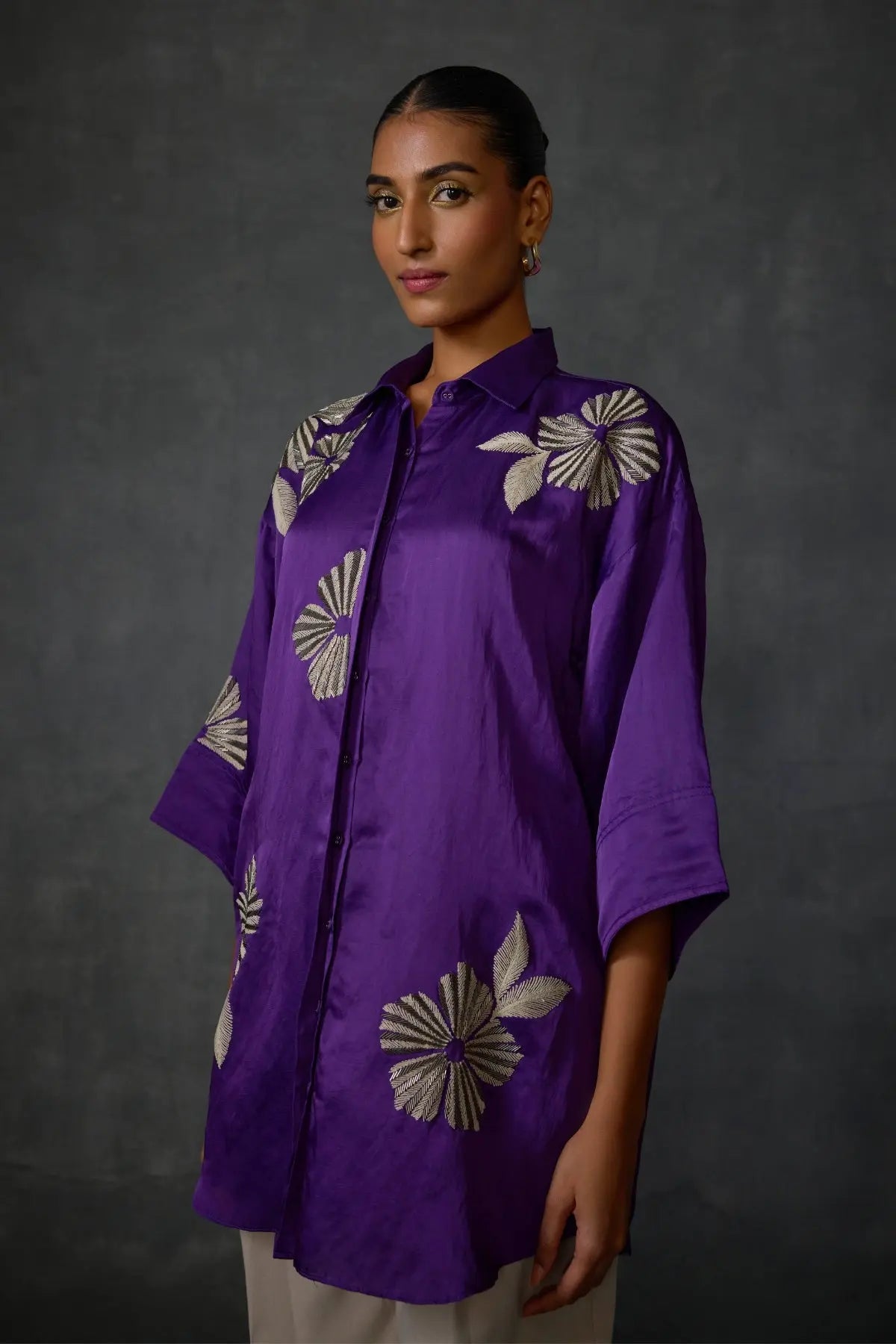 Moonwilt Drop Soulder Shirt Tunic Namrata Joshipura Online
