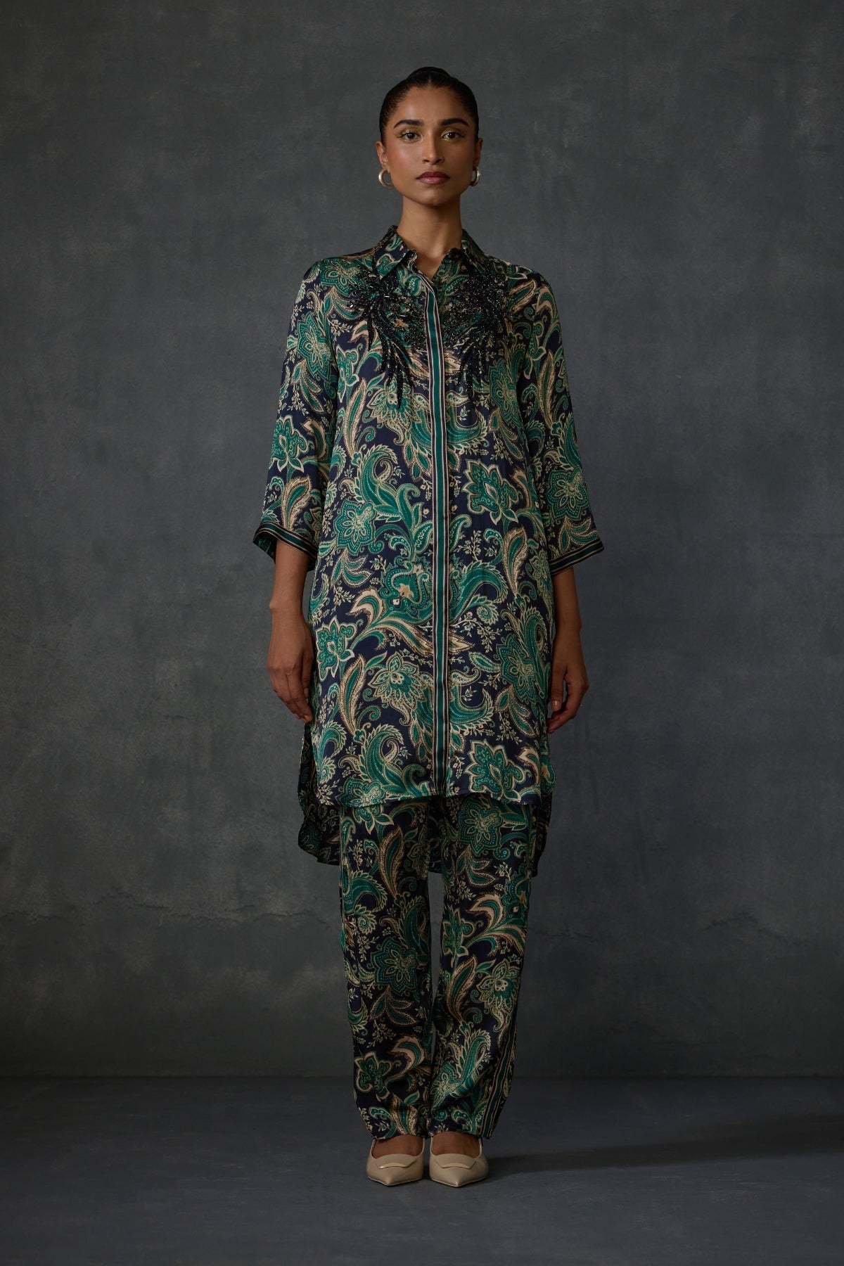 Winter Paisley Co-ord Set Namrata Joshipura Online