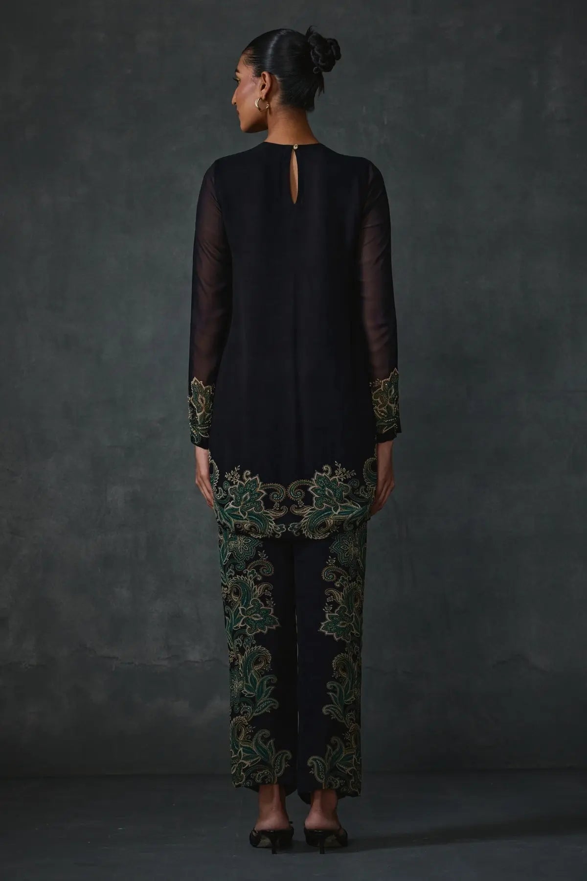 Paisley Overlap Co-ord Set Namrata Joshipura Online
