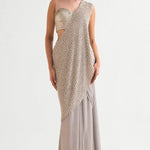Everly Corset Blouse with Draped Saree Namrata Joshipura Online