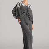 IVY WAVE DRAWSTRING JUMPSUIT