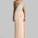 GILDED JEWEL BLOUSE WITH DRAPED SAREE