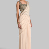GILDED JEWEL BLOUSE WITH DRAPED SAREE
