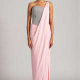 CELESTE GLAM CORSET WITH FRONT DRAPED SAREE