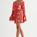 Floret Frill Sleeve Romper Namrata Joshipura Online