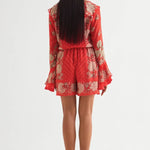 Floret Frill Sleeve Romper Namrata Joshipura Online