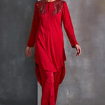 Autumn Fern Curved Hem Tunic Namrata Joshipura
