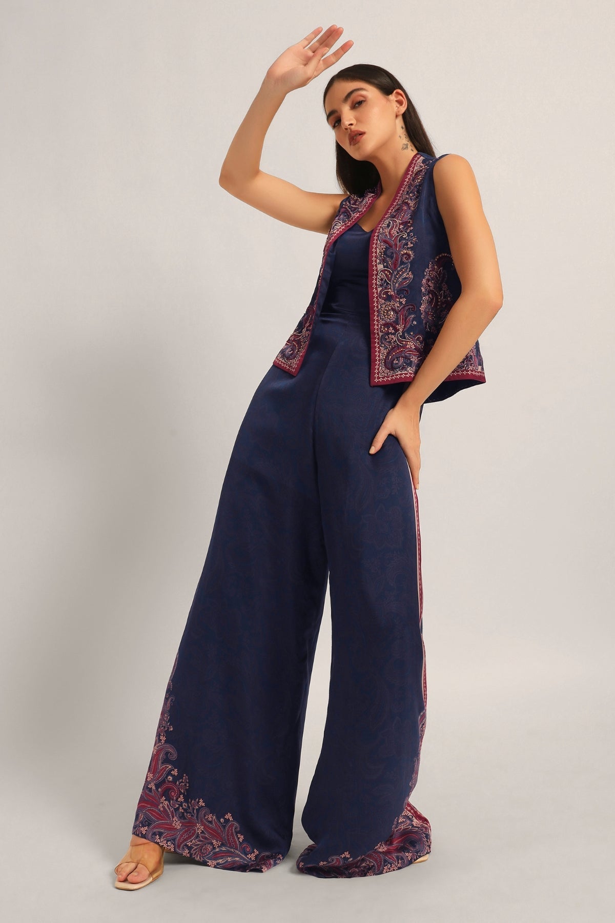 PAISEY PRINTED JUMPSUIT Namrata Joshipura Online