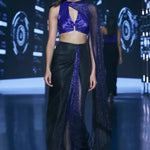 Kusha Kapila in Streaks Drape Saree Namrata Joshipura Online (Celebrity Muses)
