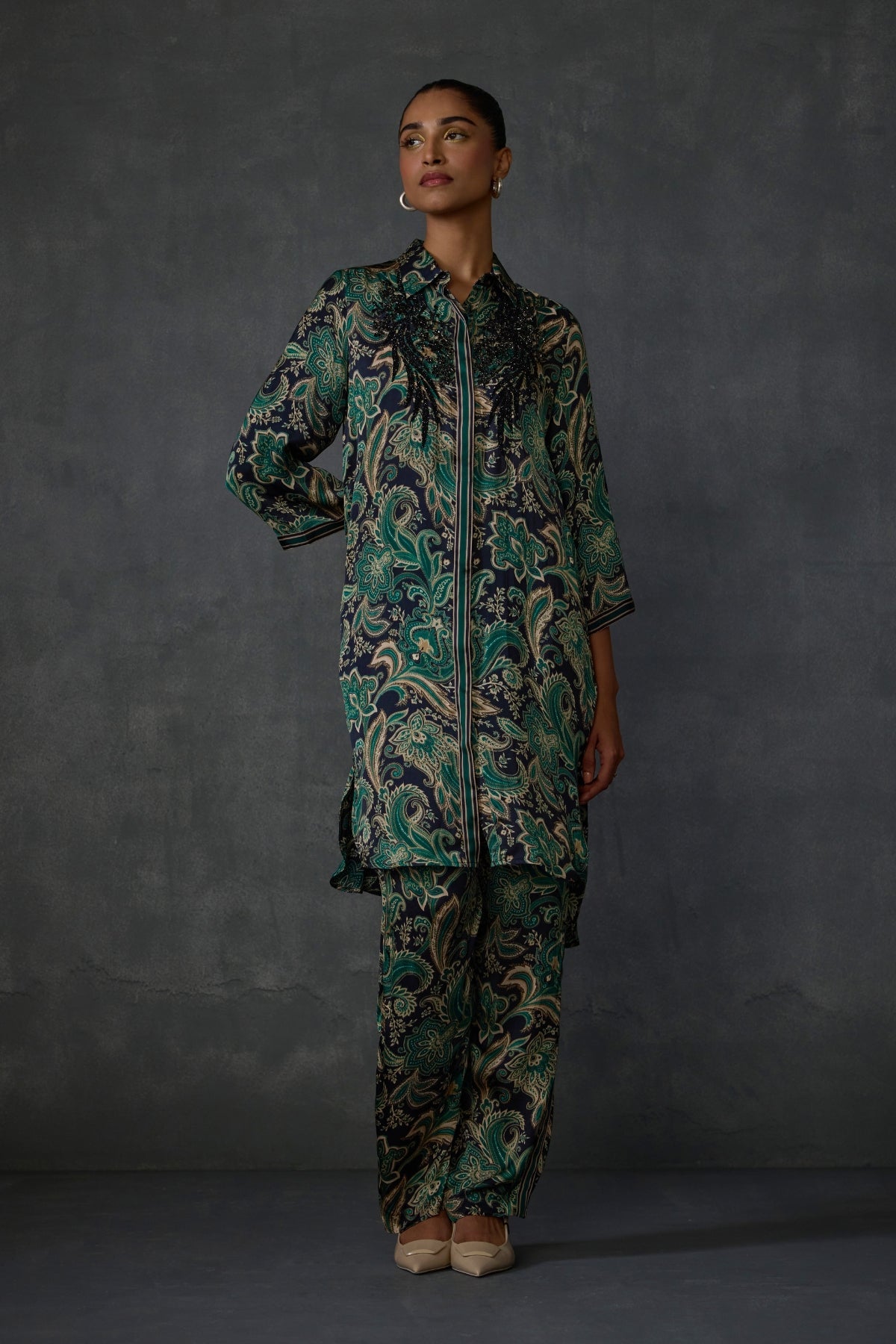 Winter Paisley Co-ord Set Namrata Joshipura Online