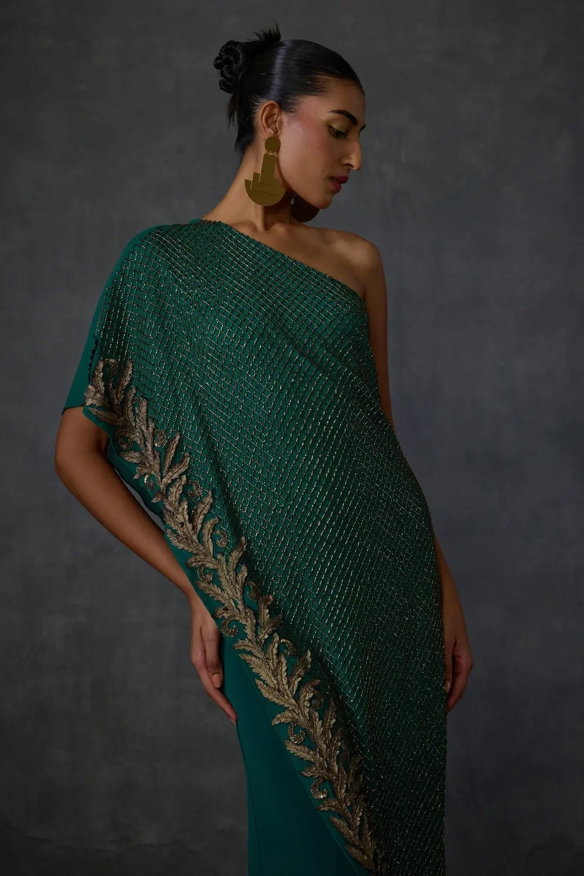 Autumn Fern Offshoulder Jumpsuit Namrata Joshipura Online