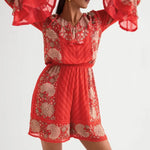Floret Frill Sleeve Romper Namrata Joshipura Online