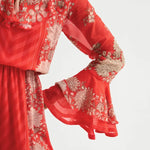 Floret Frill Sleeve Romper Namrata Joshipura Online