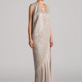 PEARL SHOWER SAREE WITH SLEEVELESS JACKET
