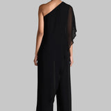 CORDELIA EMBROIDERED PANEL JUMPSUIT