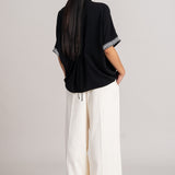 ROSE BUSH BACK TIE TOP