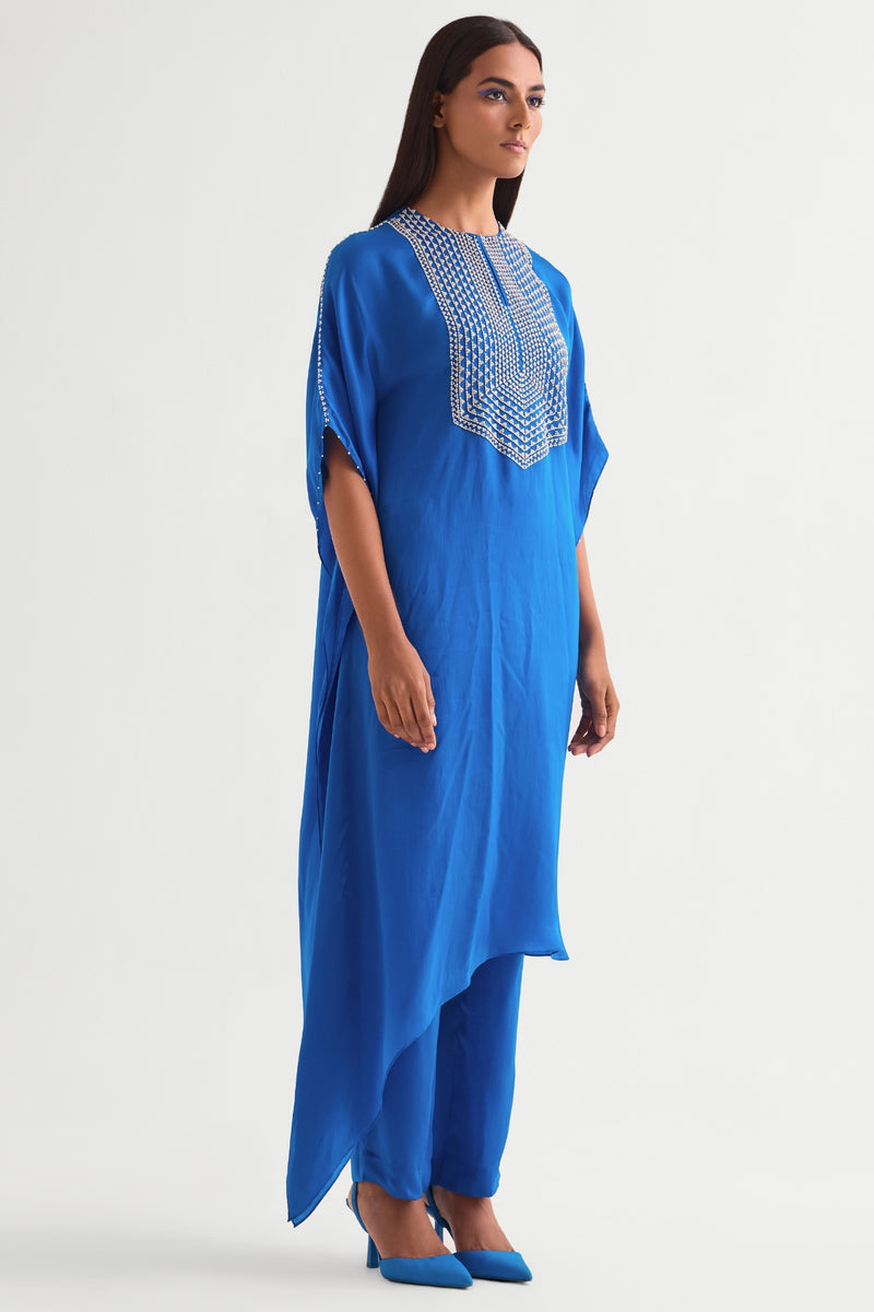 Ava Asymetric Long Kaftan Set