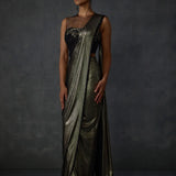 Lattice Corset Foil Saree Namrata Joshipura Online