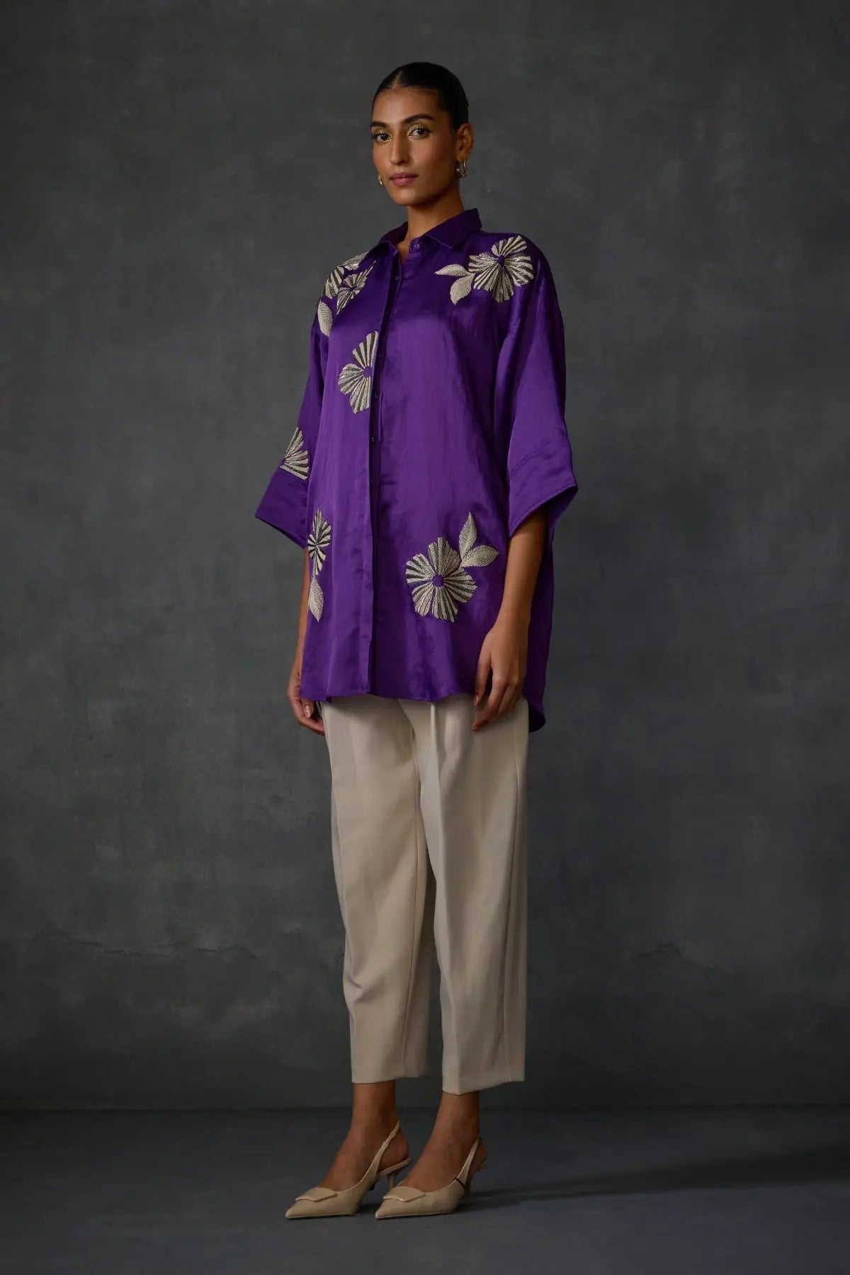 Moonwilt Drop Soulder Shirt Tunic Namrata Joshipura Online
