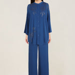 Midnight Bloom Front Open Coord Set Namrata Joshipura Online