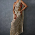 Autumn Bloom Draped Saree Namrata Joshipura Online