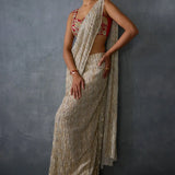 Autumn Bloom Draped Saree Namrata Joshipura Online
