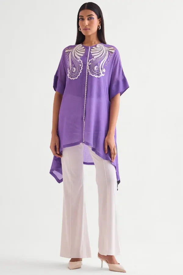 Marina Side Panel Handkerchief Tunic Namrata Joshipura Online