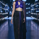 Kusha Kapila in Streaks Drape Saree Namrata Joshipura Online (Celebrity Muses)
