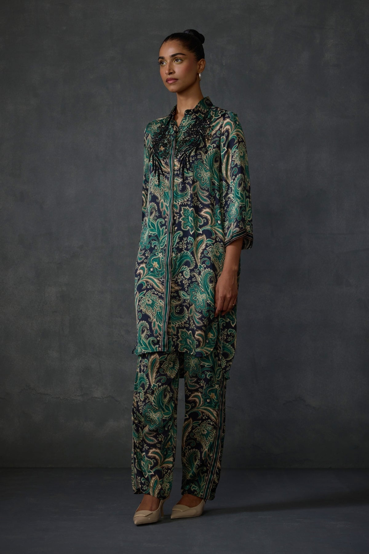 Winter Paisley Co-ord Set Namrata Joshipura Online