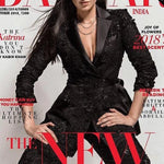 Katrina Kaif In Black NJ Lace Pant Suit For Harper's Bazaar Namrata Joshipura Online (Celebrity Muses)