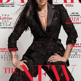 Katrina Kaif In Black NJ Lace Pant Suit For Harper's Bazaar Namrata Joshipura Online (Celebrity Muses)