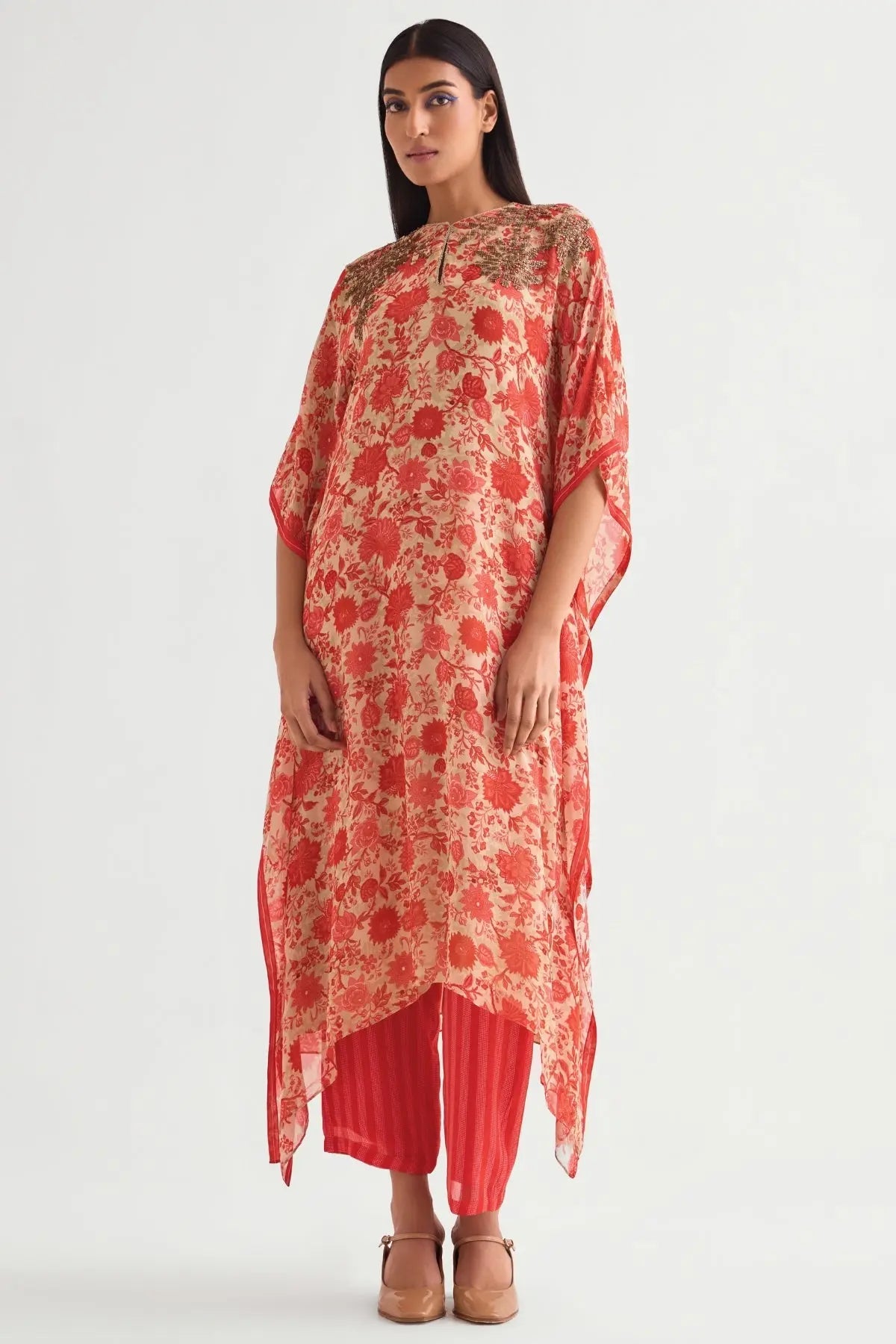 Floret Long Kaftan Set Namrata Joshipura Online