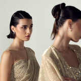 CRUSTAL WAVE MERMAID DRAPE SAREE