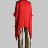 GOLDEN PETAL ASYMMETRIC TUNIC