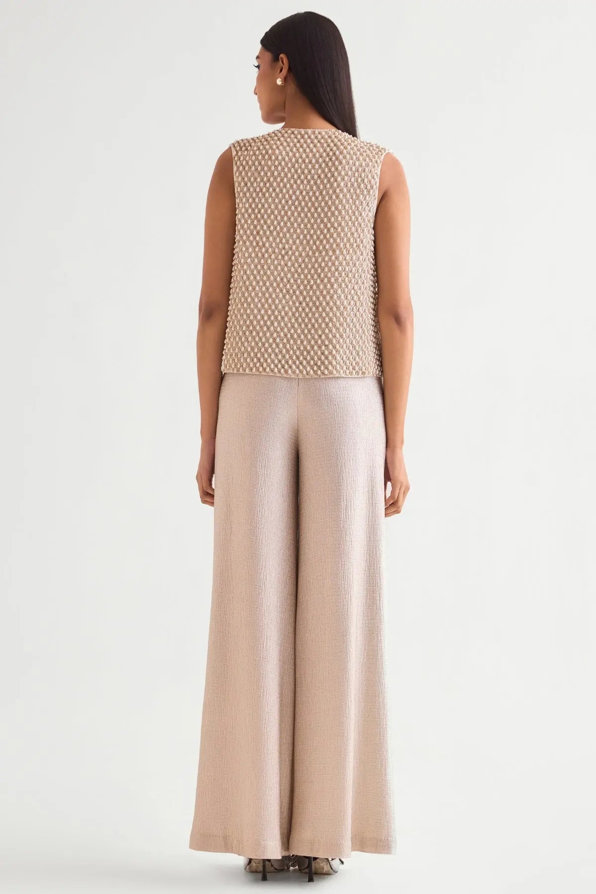 Pearl Drops Jacket With Jumpsuit Set Namrata Joshipura Online