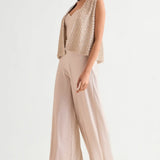 Pearl Drops Jacket With Jumpsuit Set Namrata Joshipura Online